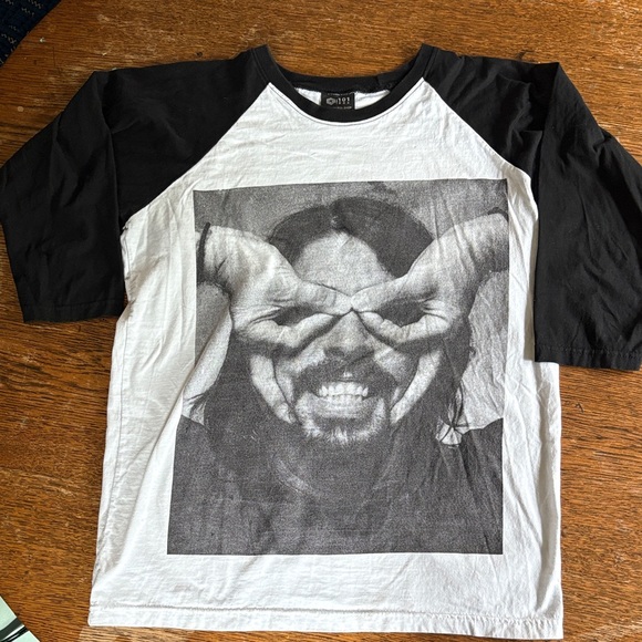 101 Box Other - Dave Grohl Food Fighters Nirvana Baseball Sleeve T Size L VTG